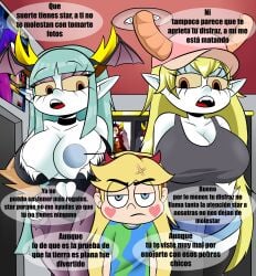  big_breasts bimbopoo blonde blonde_hair cosplay hekapoo star_butterfly star_vs_the_forces_of_evil zaicomaster14 