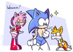  amy_rose cute exposed_torso female femboy floofy_sonic_(nocklepie) footwear grabbing_own_breast handwear male nocklepie sonic_(series) sonic_the_hedgehog sonic_the_hedgehog_(series) sparkles tails thick_ass thick_thighs wide_hips 