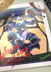  absurd_res balls bastionshadowpaw erection furry genitals hi_res humanoid_genitalia humanoid_penis invalid_tag male mammal penis presenting procyonid raccoon sly_cooper sly_cooper_(series) sony_corporation sony_interactive_entertainment sucker_punch_productions thief 
